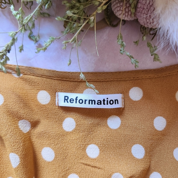 Reformation Faith Top in Butterscotch - Picture 4 of 5